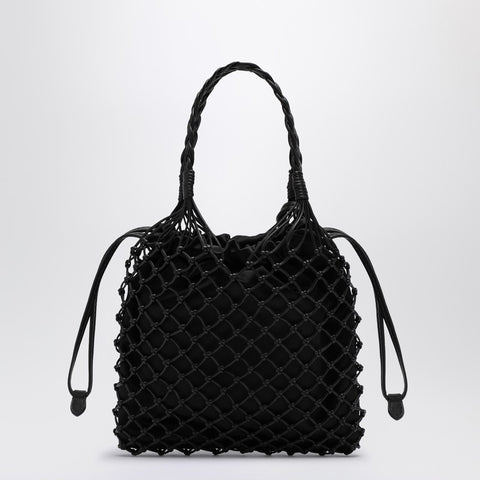 Moschino Moschino Basket Net black nappa bag