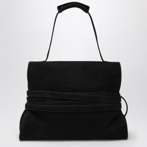 Moschino Moschino Small black suede shoulder bag
