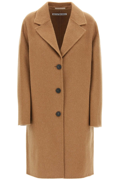 Acne Studios Acne Studios midi wool and alpaca coat
