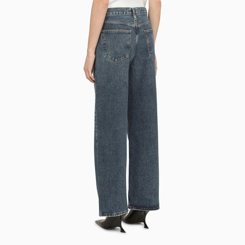Agolde AGOLDE Dark blue denim balloon jeans