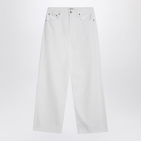 Agolde AGOLDE White Jeans Low Slung Baggy 30.5