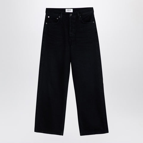 Agolde AGOLDE Wide black jeans in organic denim