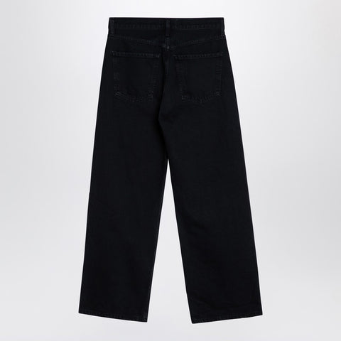 Agolde AGOLDE Wide black jeans in organic denim