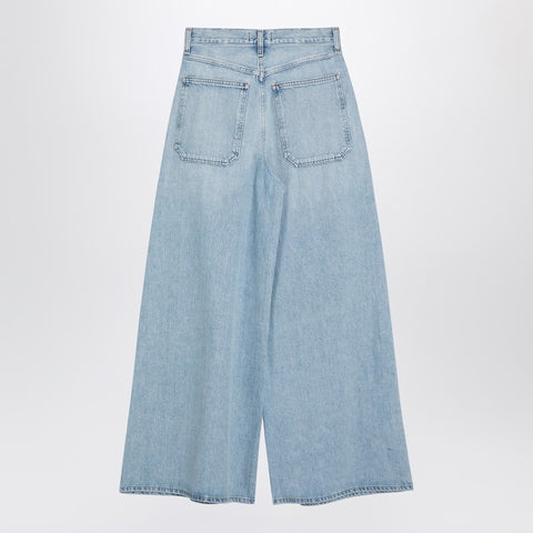 Agolde AGOLDE Light blue wide denim jeans