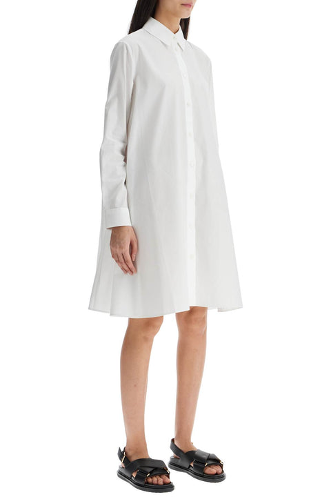 Marni Marni white cotton dress with embroidery