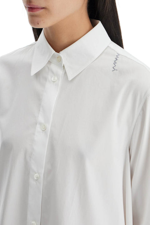 Marni Marni white cotton dress with embroidery
