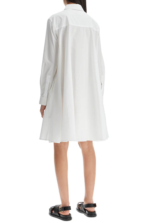 Marni Marni white cotton dress with embroidery