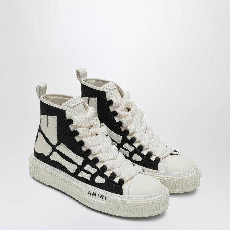 スニーカー AMIRI BLACK AND WHITE SNEAKER SKEL COURT HI AMIRI Black & White Skel Top Hi Sneakers Amiri