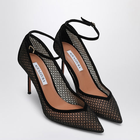 Aquazzura Aquazzura Black mesh décolleté Asha