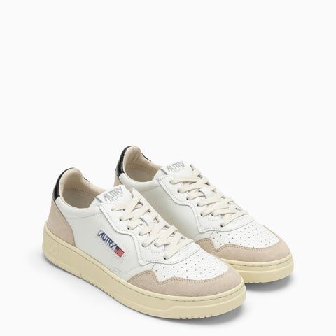 Autry AUTRY Medalist trainer in white/black leather and suede