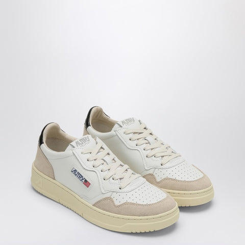 Autry AUTRY Medalist trainer in white/black leather and suede