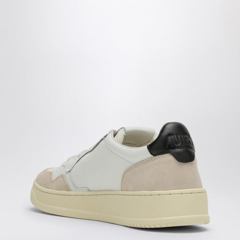 Autry AUTRY Medalist trainer in white/black leather and suede