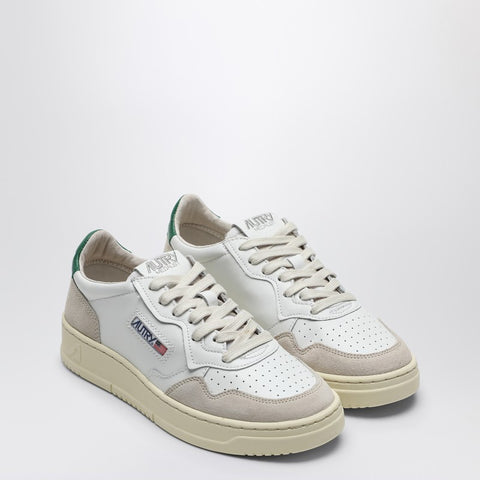 Autry AUTRY Medalist sneakers in white/green leather and suede