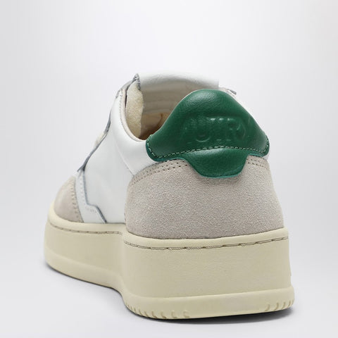 Autry AUTRY Medalist sneakers in white/green leather and suede
