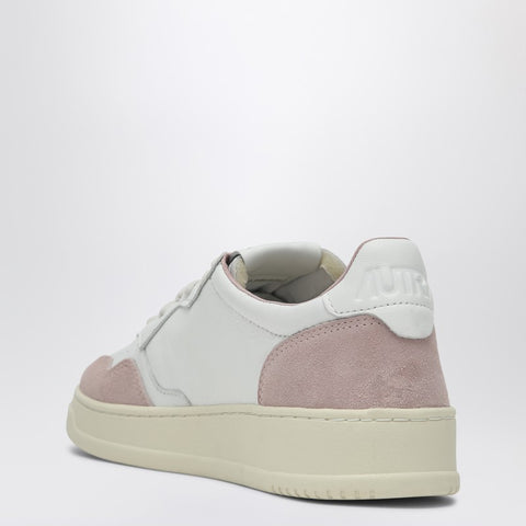 Autry AUTRY Medalist sneakers in white/powder leather and suede