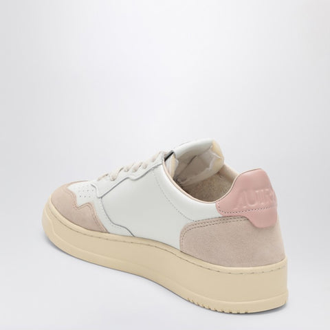 Autry AUTRY Medalist sneakers in white/powder leather and suede