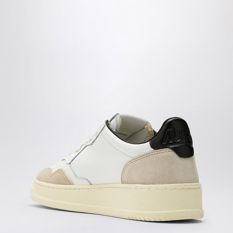 Autry AUTRY Medalist trainer in white/black leather and suede