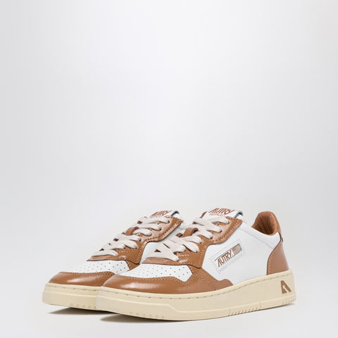 Autry AUTRY White/brown Medalist sneakers