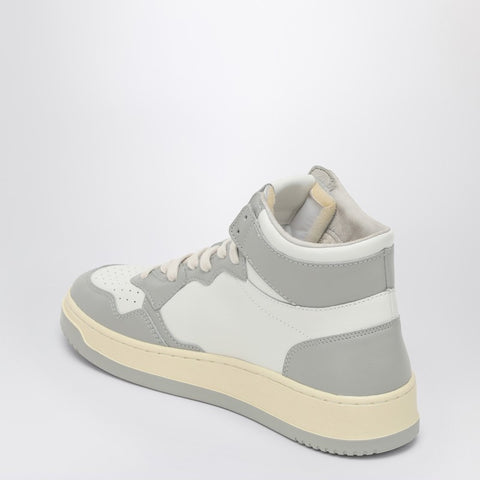 Autry AUTRY Medalist Mid sneakers in white/light grey leather