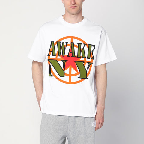Awake NY Awake NY White T-shirt with target print