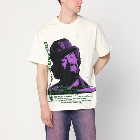 Awake NY Awake NY Cream T-shirt with Gil Scott-Heron