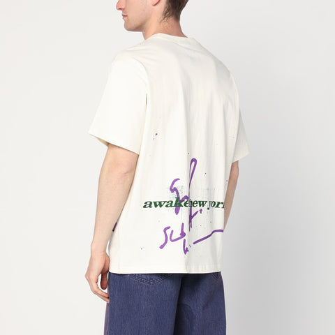 Awake NY Awake NY Cream T-shirt with Gil Scott-Heron