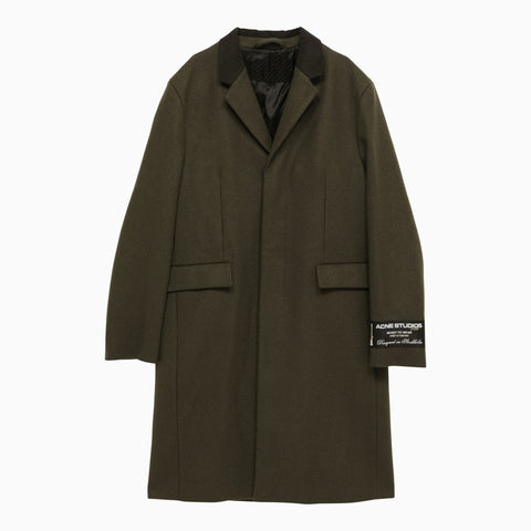 Acne Studios Acne Studios Single-breasted wool-blend military coat
