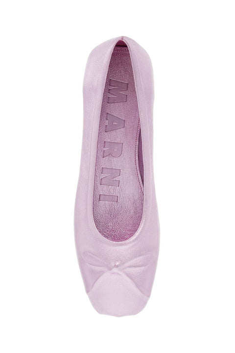 Marni Marni "metallic leather little bow baller