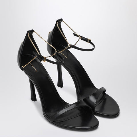 Givenchy Givenchy 4G Liquid 95 sandals in black leather