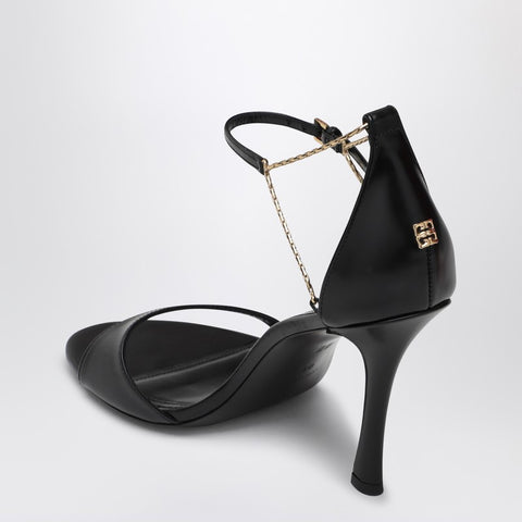 Givenchy Givenchy 4G Liquid 95 sandals in black leather