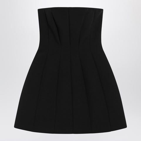 Max Mara Pianoforte Max Mara Pianoforte Black bustier dress in sablé