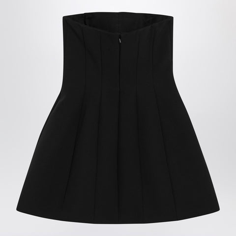 Max Mara Pianoforte Max Mara Pianoforte Black bustier dress in sablé