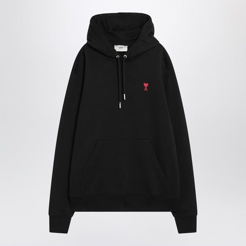 Ami Paris Ami Paris Black organic cotton Ami De Coeur sweatshirt