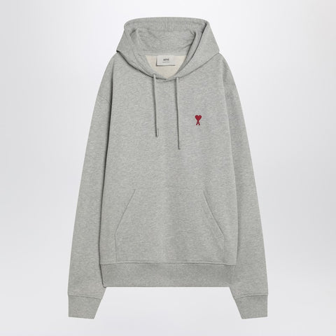 Ami Paris Ami Paris Grey organic cotton Ami De Coeur sweatshirt