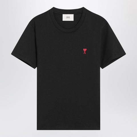 Ami Paris Ami Paris Ami De Coeur black T-shirt