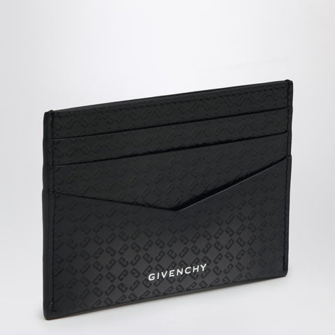 Givenchy Givenchy Black leather card holder 4G with logo