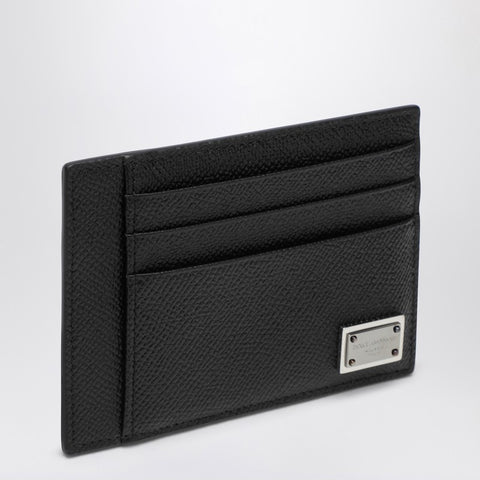 Dolce & Gabbana Dolce & Gabbana Dolce&Gabbana Black card holder with logo plaque
