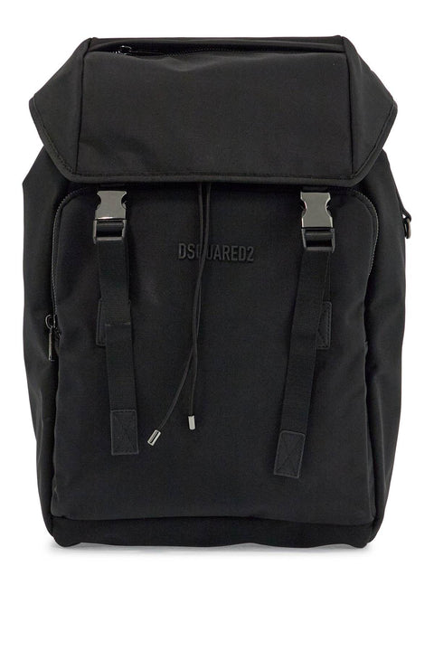 Dsquared2 Dsquared2 black nylon laptop backpack