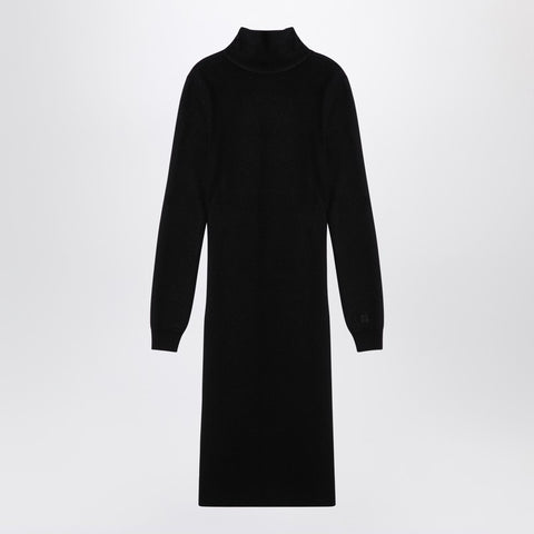 Givenchy Givenchy Black wool-blend turtleneck dress