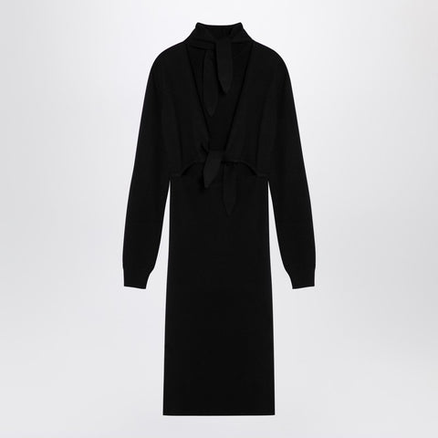 Givenchy Givenchy Black wool-blend turtleneck dress