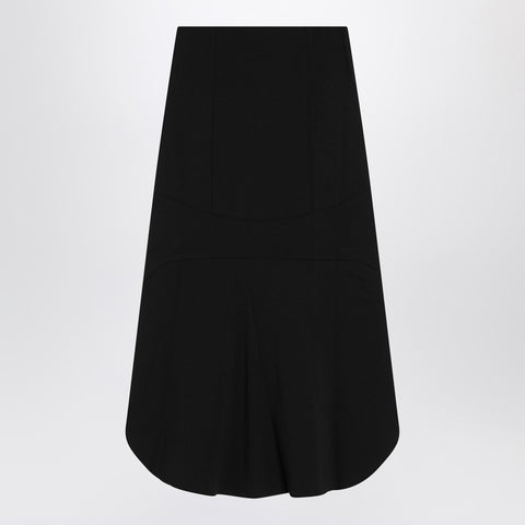 Givenchy Givenchy Black Milan stitch skirt with buttons