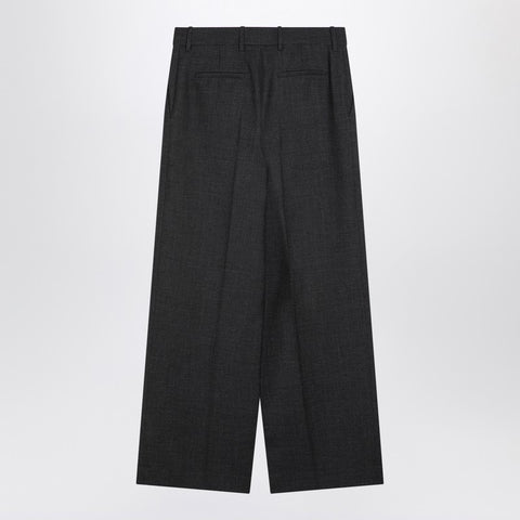 Givenchy Givenchy Dark grey wool wide trousers