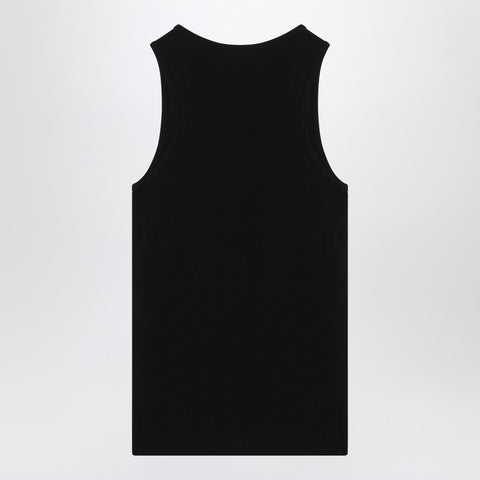 Givenchy Givenchy Black cotton tank top with logo