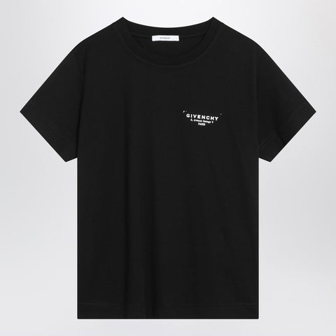 Givenchy Givenchy Black cotton T-shirt with logo