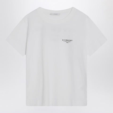 Givenchy Givenchy White cotton T-shirt with logo