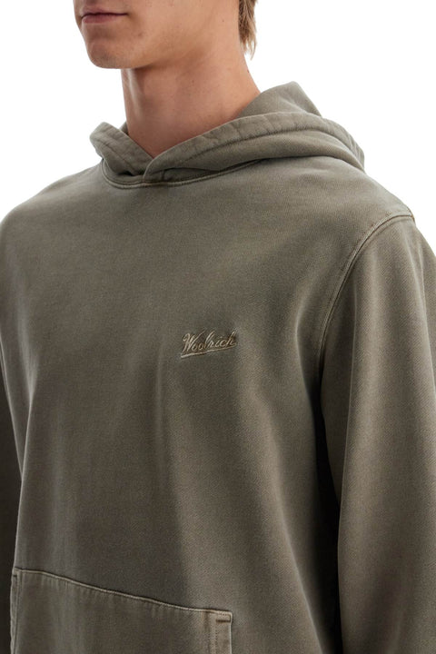 Woolrich Woolrich hooded sweatshirt with tie-d