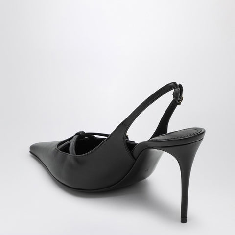 Dolce & Gabbana Dolce & Gabbana Dolce&Gabbana Black leather slingback décolleté