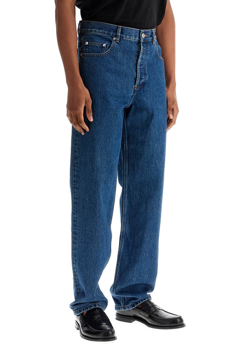 A.P.C. A.P.C. organic cotton indigo blue wide leg jeans