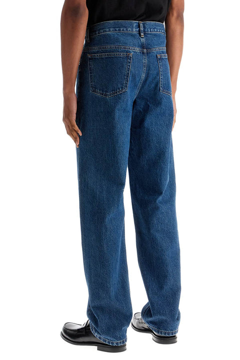 A.P.C. A.P.C. organic cotton indigo blue wide leg jeans