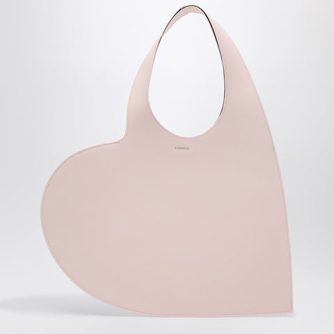 Coperni Coperni Heart pink leather tote bag